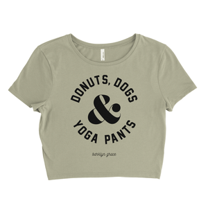 Donuts, Dogs & Yoga Pants - TAN