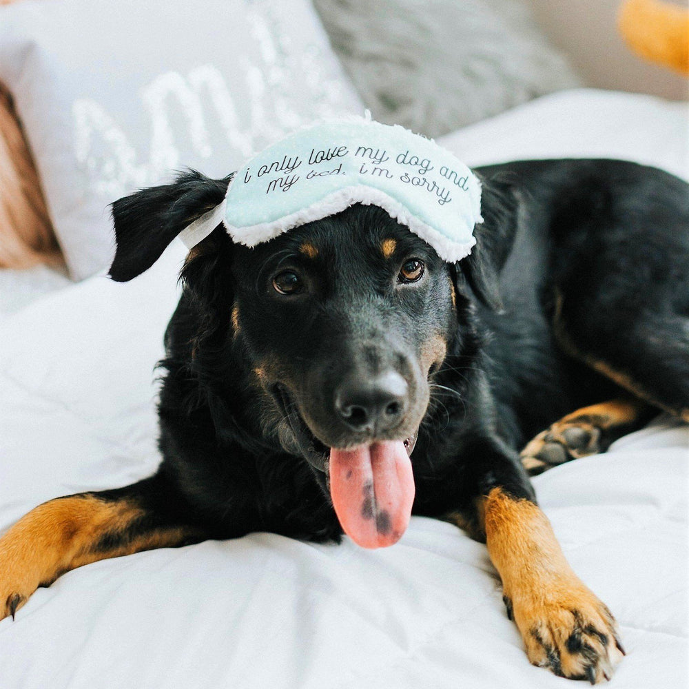 
            
                Load image into Gallery viewer, Sleep Mask - I Only Love My Dog (MINT)
            
        