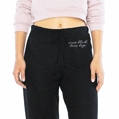 Wears Black, Loves Dogs - SWEATPANT