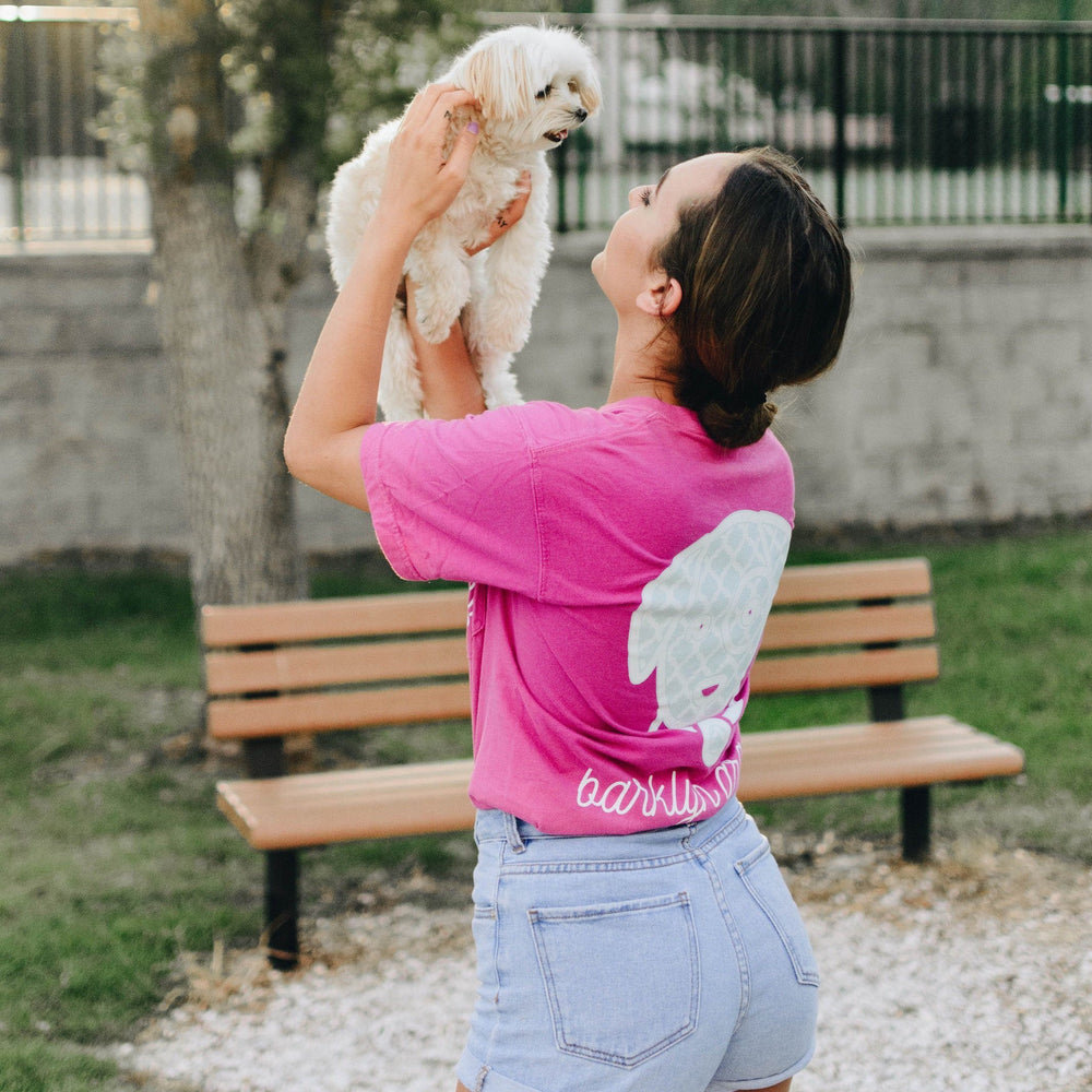 Raspberry Indu Short Sleeve Pocket Tee